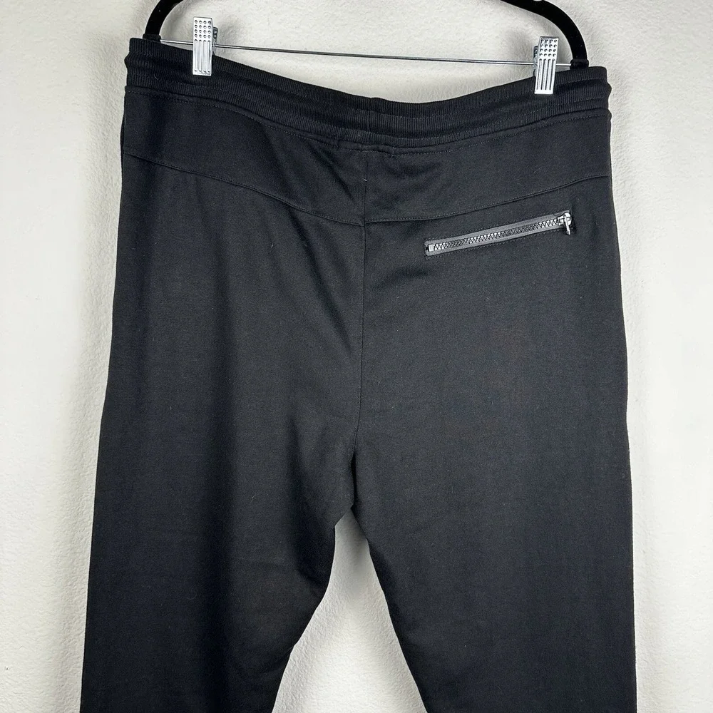 Go Change‎ Jogger Men's XL Black Sweatpants Rear Zipper Pocket NWT - Picture 4 of 6